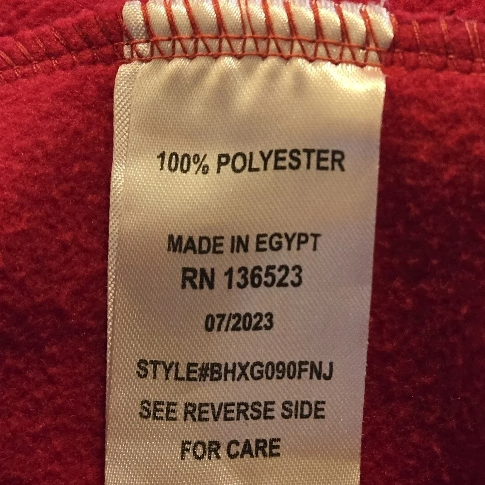 Brooklyn Cloth Mfg. Co. Red Hoodie Sweatshirt Men's Big & Tall size 2XL - Picture 10 of 15